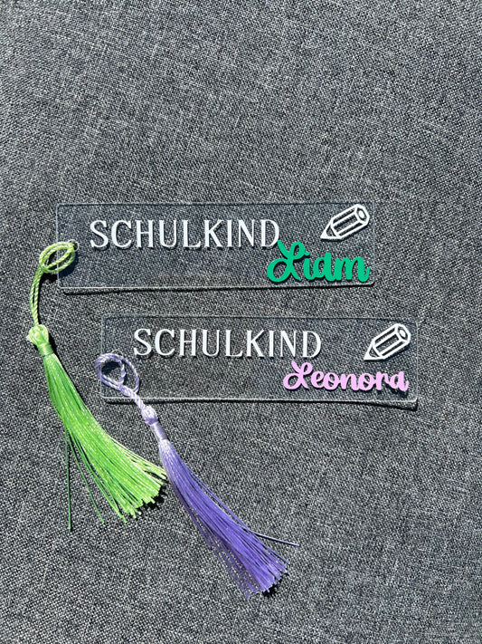 Lesezeichen Schulkind