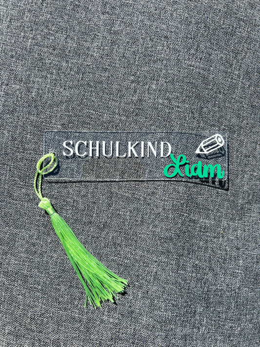 Lesezeichen Schulkind
